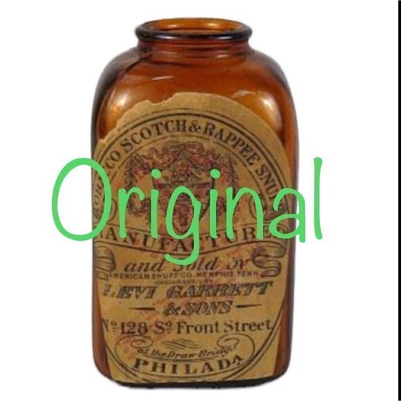 Vintage Squared Brown Glass Snuff Bottle Bundle of 5 - Picture 14 of 16